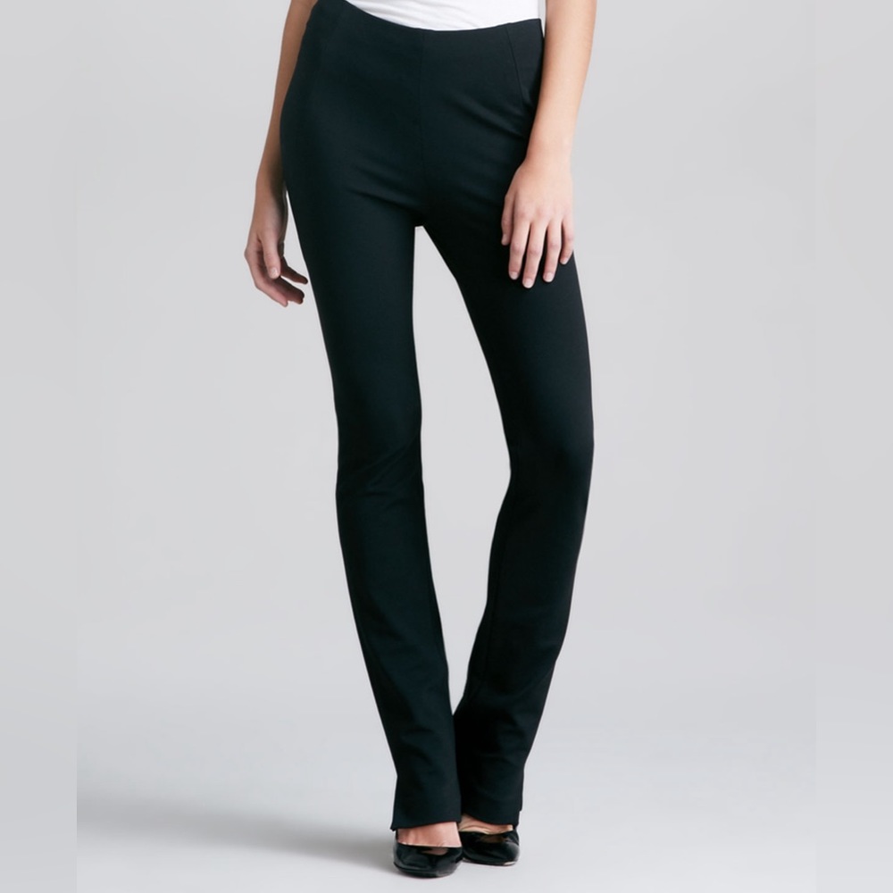 Donna Karan Structured Slim Navy Jersey Body Pants
